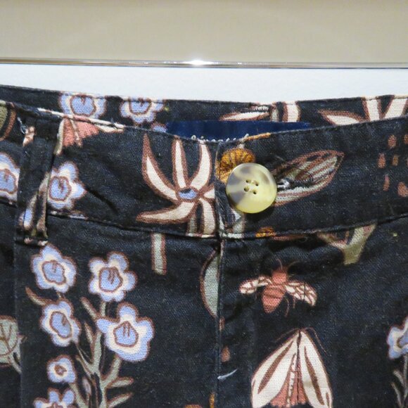 PRINCESS HIGHWAY X MODCLOTH Linen Blend Fauna Botanical Cropped Pull On Pants - Picture 6 of 15